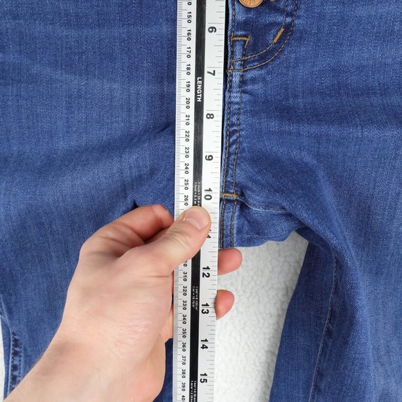 Madewell Jeans Womens 37 Blue High Rise Skinny Medium Wash Button Fly Stretchy - Picture 8 of 13